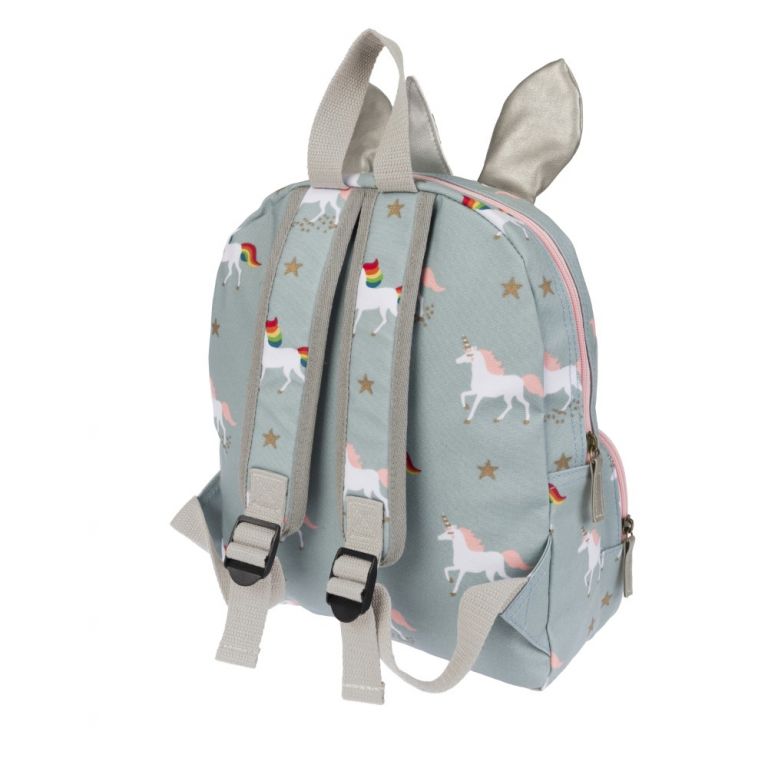 Sophie Allport unicorn oilcloth backpack